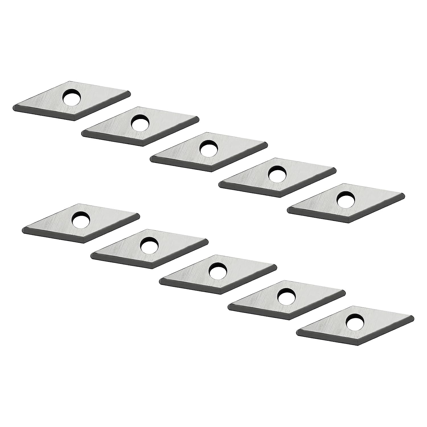 FOXBC Ci4 Diamant-Hartmetall-Fräseinsatz für Easy Wood Tools, Easy Mini, Mid Full und Pro Size Detailers Holzdrehwerkzeuge, indexierbar – 10 Stück