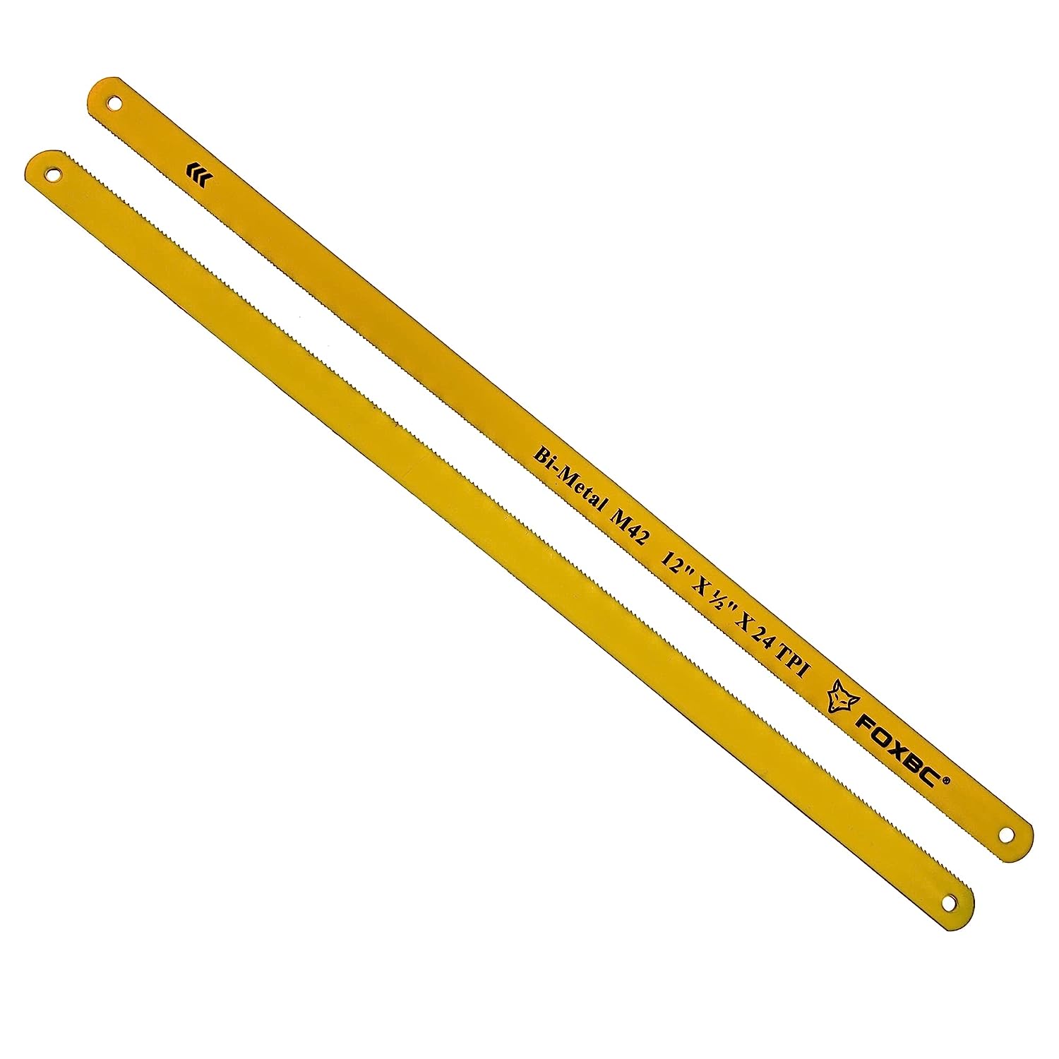 FOXBC Bügelsägeblatt 12 Zoll Metallschneiden, 24 TPI, Bimetall M42, 10er-Pack