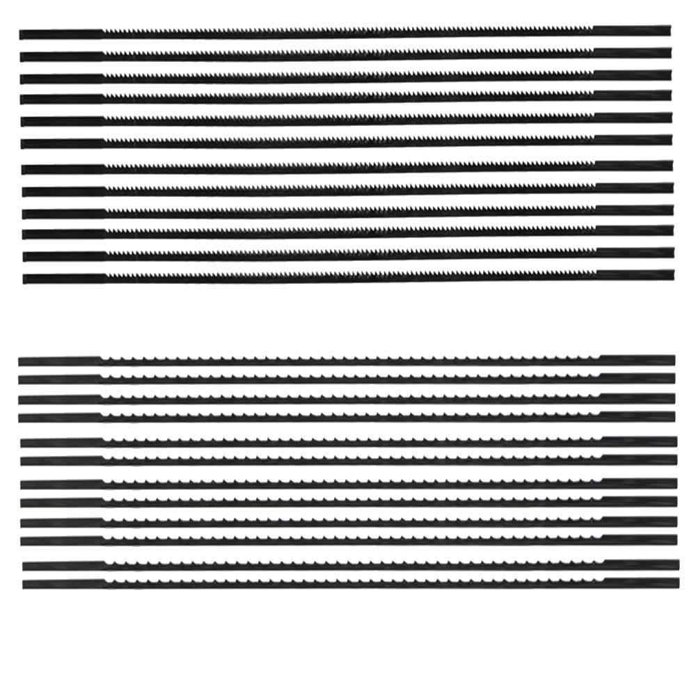 Glattes Dekupiersägeblatt 5 Zoll, 24er-Pack (28TPI, 10TPI)