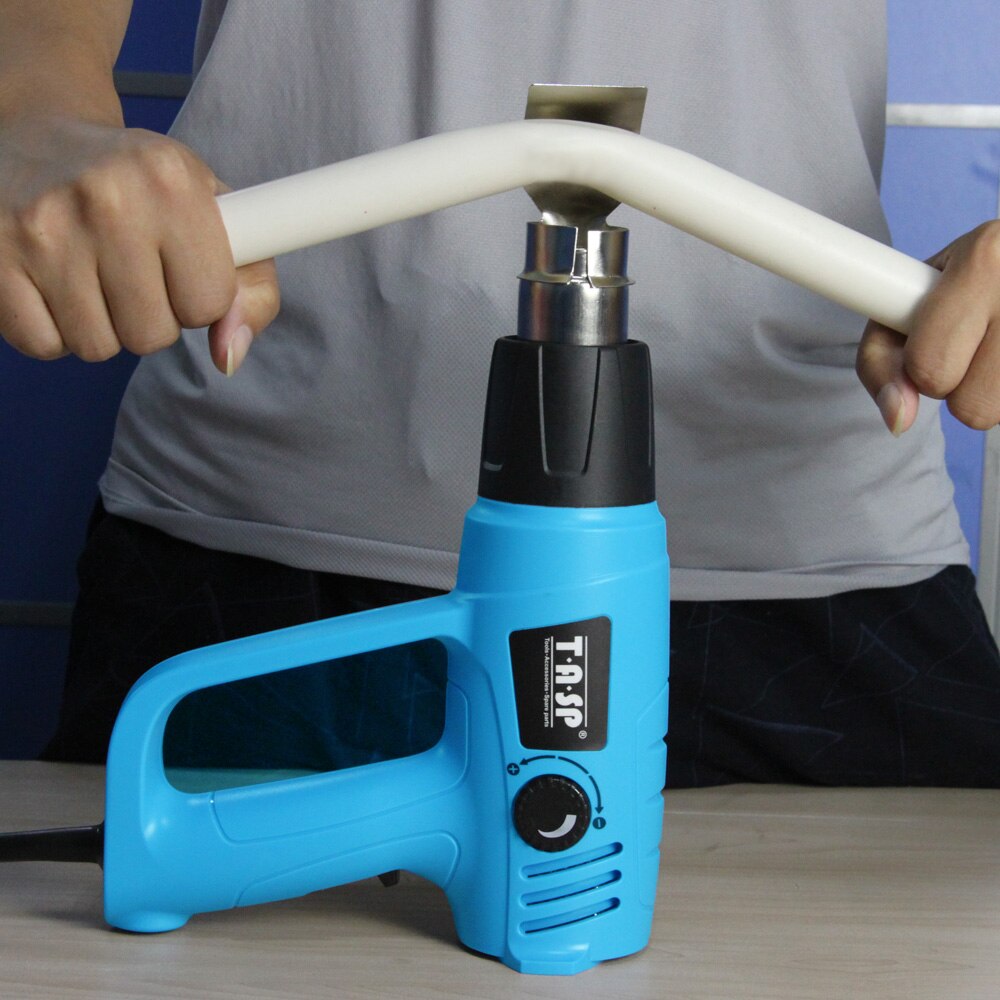 220 V Heißluftpistole, 2000 W, variable Temperatur, elektrischer Haartrockner, Heißluftpistole mit 5 Düsen und Grillanzünder-Aufsatz, Elektrowerkzeug