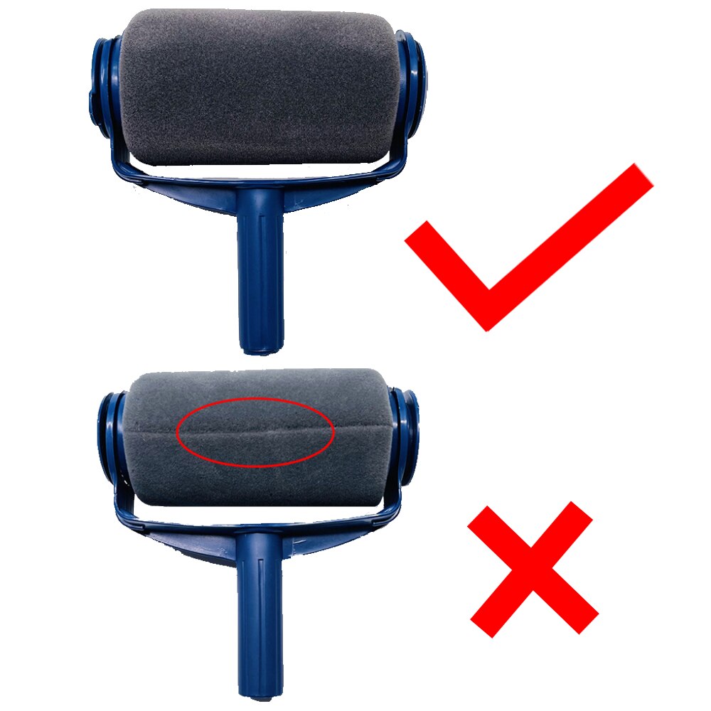 Farbroller-Set, Farbläufer-Set mit 3-Knoten-Verlängerungsstange, Griff, Werkzeug, Malpinsel-Set für Hauswand, Büro, Decke