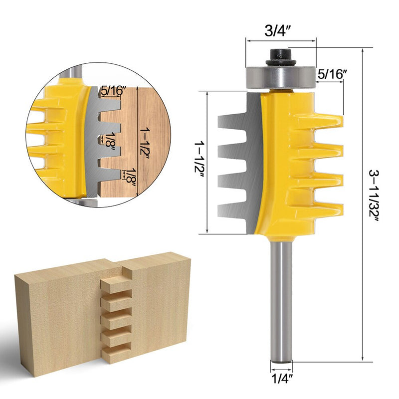 Woodworking Metal Milling Cutter Wood Router Cutter Collet Wood Cutter Drilling Bit Wood Strawberry Dovetail Wood Tools