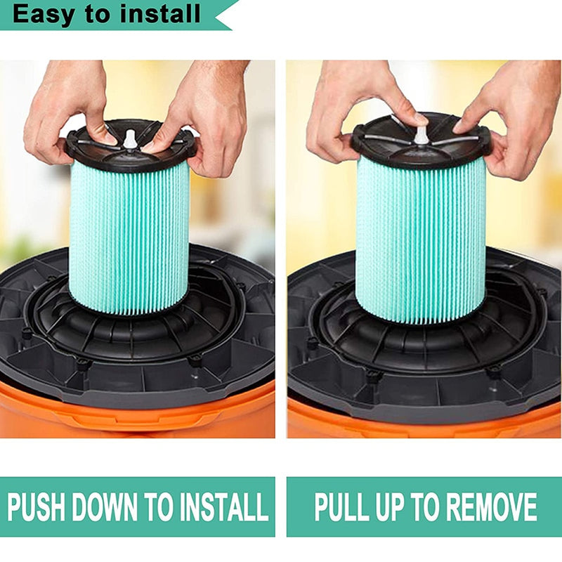 5-Layer Pleated Replacement Filter Compatible with VF6000 Wet/Dry 5-20 gallon vacuums Woodworking Tools
