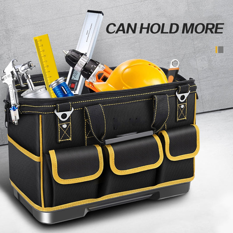 Multi Function Tool Bag Large Capacity Portable Waterproof Storage Bag 1680D Oxford Cloth Wear-Resistant Strong Toolkit