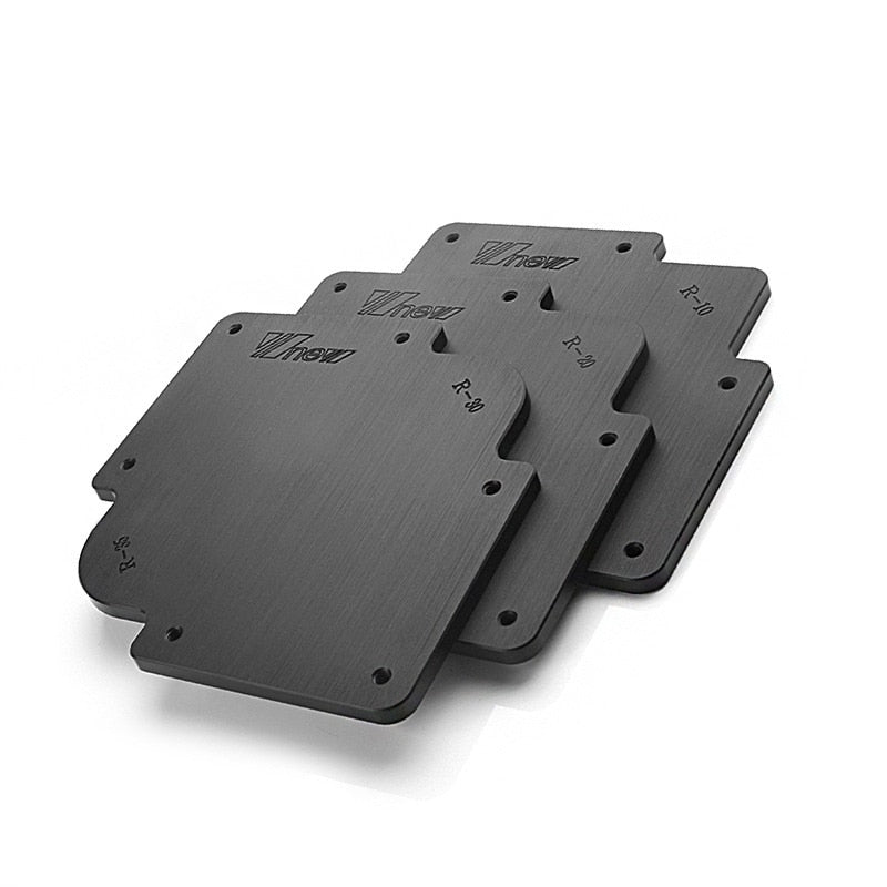 Woodworking Tool 6 in 1 Corner Radius Template Wood Panel Radius Jig Fillet Arc Locator Jig For Trimming Machine Router