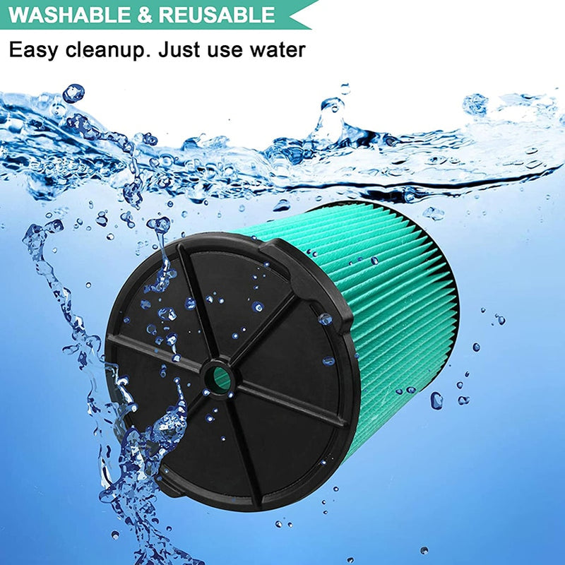 5-Layer Pleated Replacement Filter Compatible with VF6000 Wet/Dry 5-20 gallon vacuums Woodworking Tools