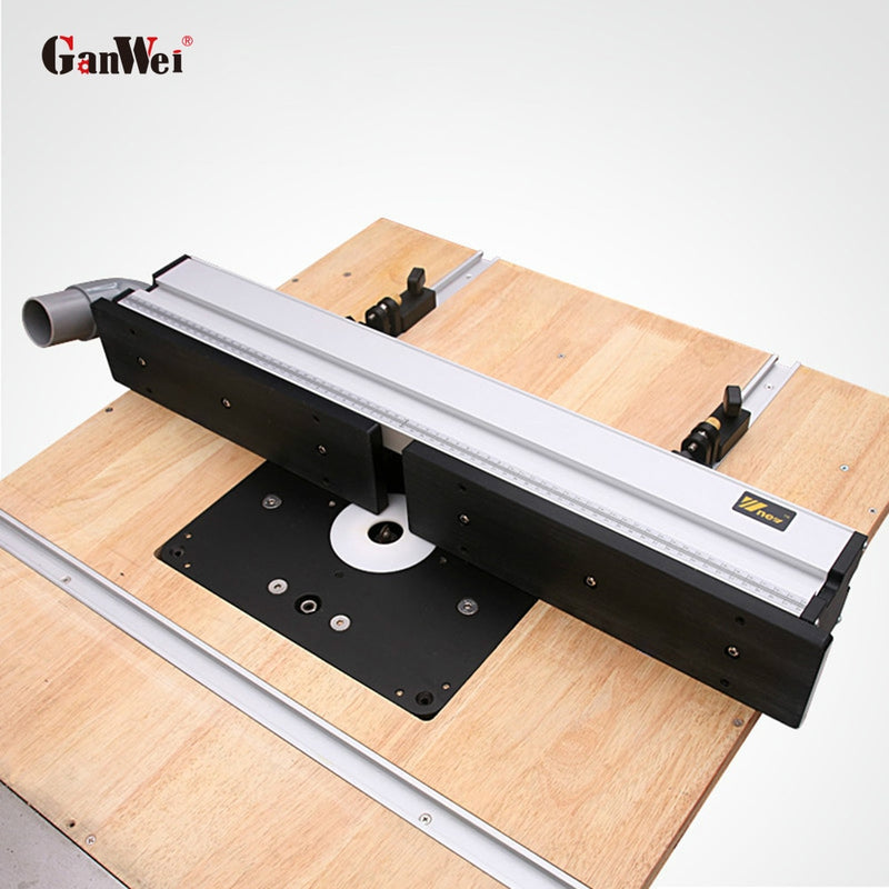 Milling Machine Aluminium Profile Fence with Sliding Brackets Tools Wood Work Router Saw Table Woodworking Workbenches