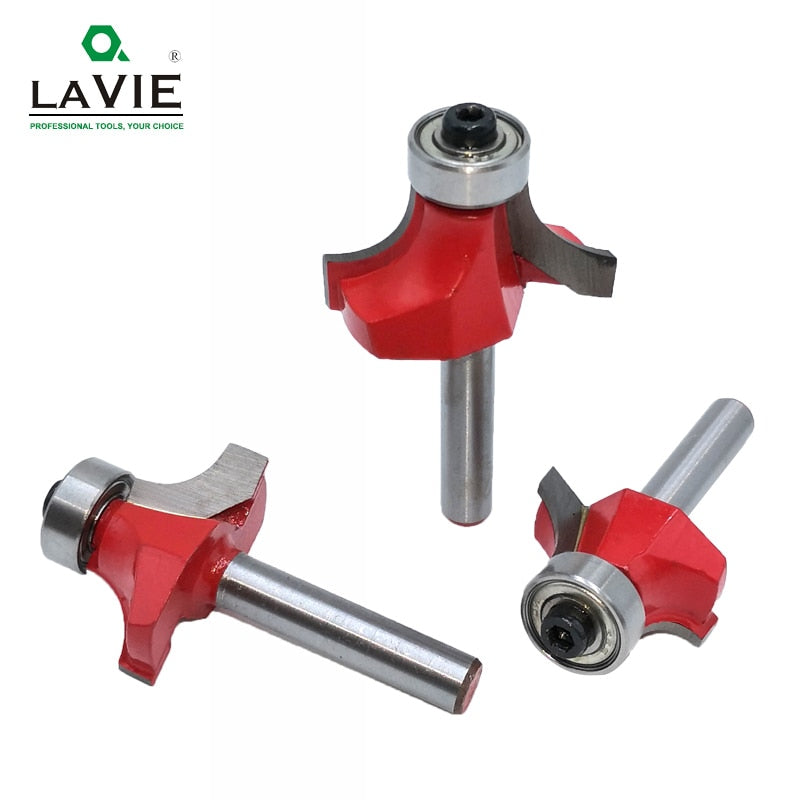 6mm 1/4 Shank Small Corner Round Router Bit for Wood Edging Woodworking Mill Classical Cutter Bit for  MC01035