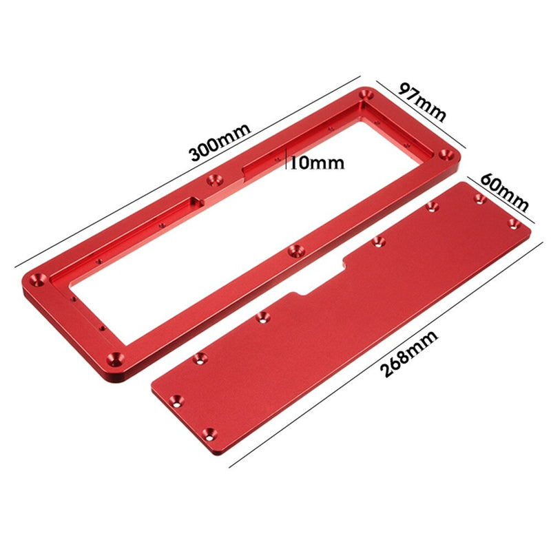 Electric Circular Saw Flip Cover Table Special Embedded Cover Plate Adjustable Aluminum Alloy Insert Woodworking Tool