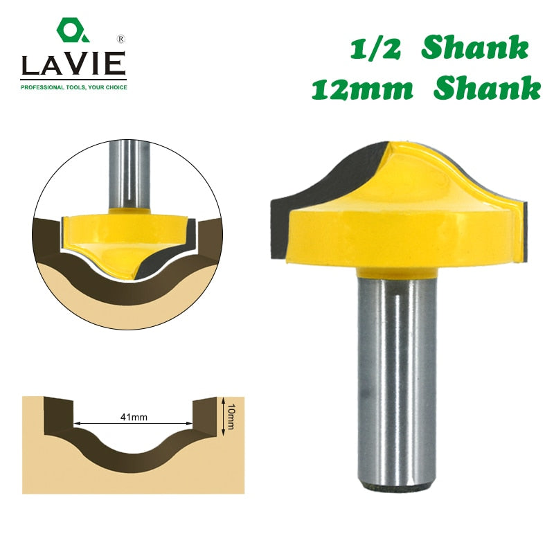 1pc 12MM 1/2 inch Shank Schaft 1-5/8" Ogee Nut Milling Cutter Carving Router Bits for Wood Tool Woodworking
