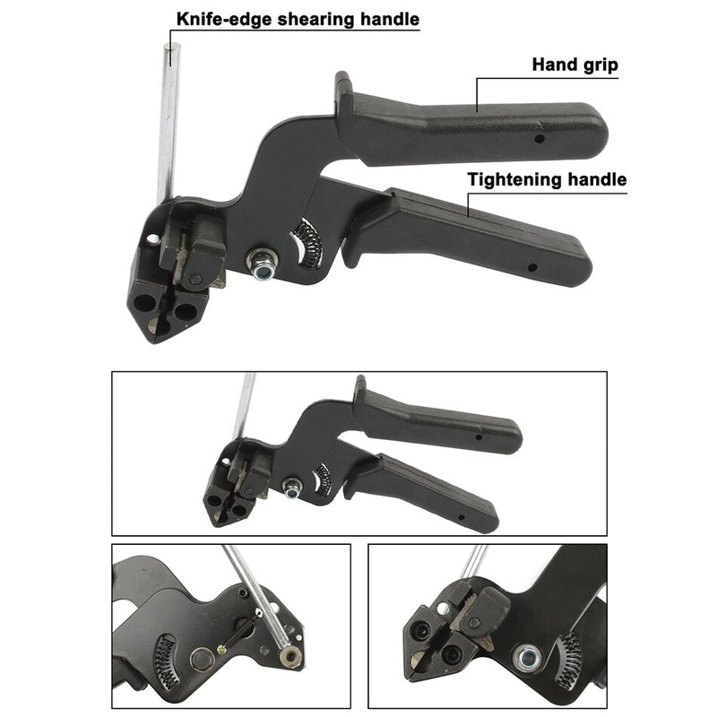 Stainless Steel Cable Tie Gun High Quality Fastening and Cutting Lightweight Durable Plier Special Cut to 12mm Hand Tool