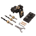 3 in 1 Adjustable Doweling Jig Woodworking Pocket Hole Jig With 8/15mm Drill Bit For Drilling Guide Locator Puncher Tools