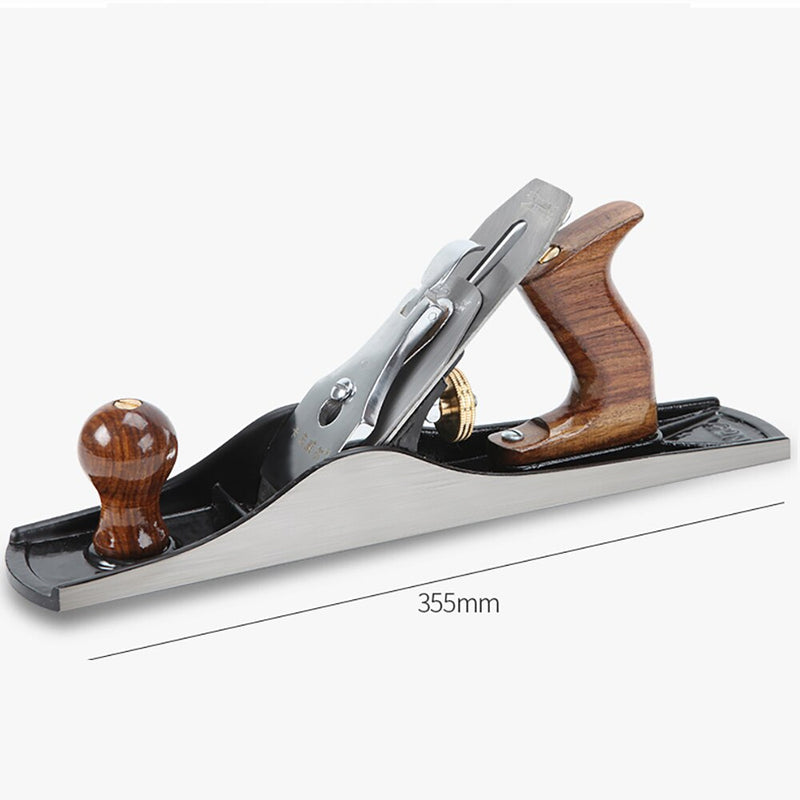 355mm Woodworking Flat Plane Wood Planer Alloy Steel Blade Carpentry Woodcraft Trimming Knife Treat Burrs Hand Tool
