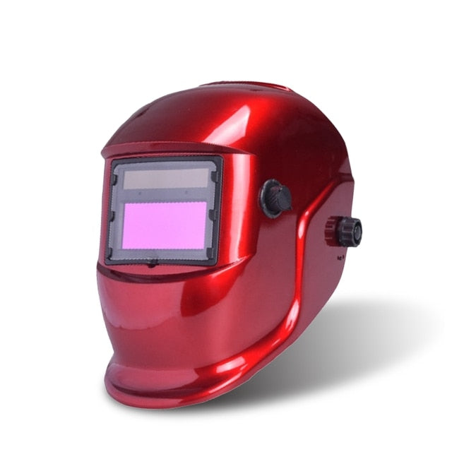 Solar-Schweißmaske, Helm, automatische Verdunkelung, einstellbarer Bereich 4/9–13, MIG, MMA, elektrische Schweißlinse für Schweißmaschine