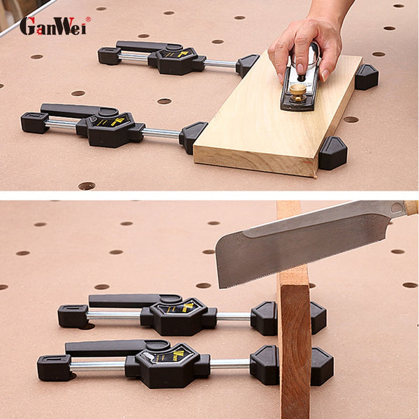 Holztisch verstellbare Klemme Kunststoff Nylon Spezielle Mehrzweck-Schnellbefestigungsvorrichtung für Werkbank-Holzbearbeitungswerkzeuge