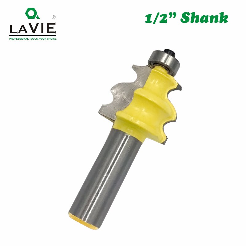 1pc 12mm 1/2 Shank Line Router Bit for Wood Architectural Molding Woodworking Milling Cutter Machine Tools Face