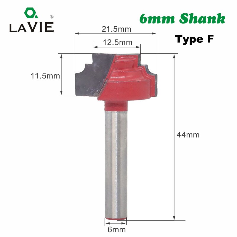 6mm Open End Carving Lace Knife Bit 3D Woodworking Insert Tungsten Carbide CNC Router Bit Wood Cutter MC06004