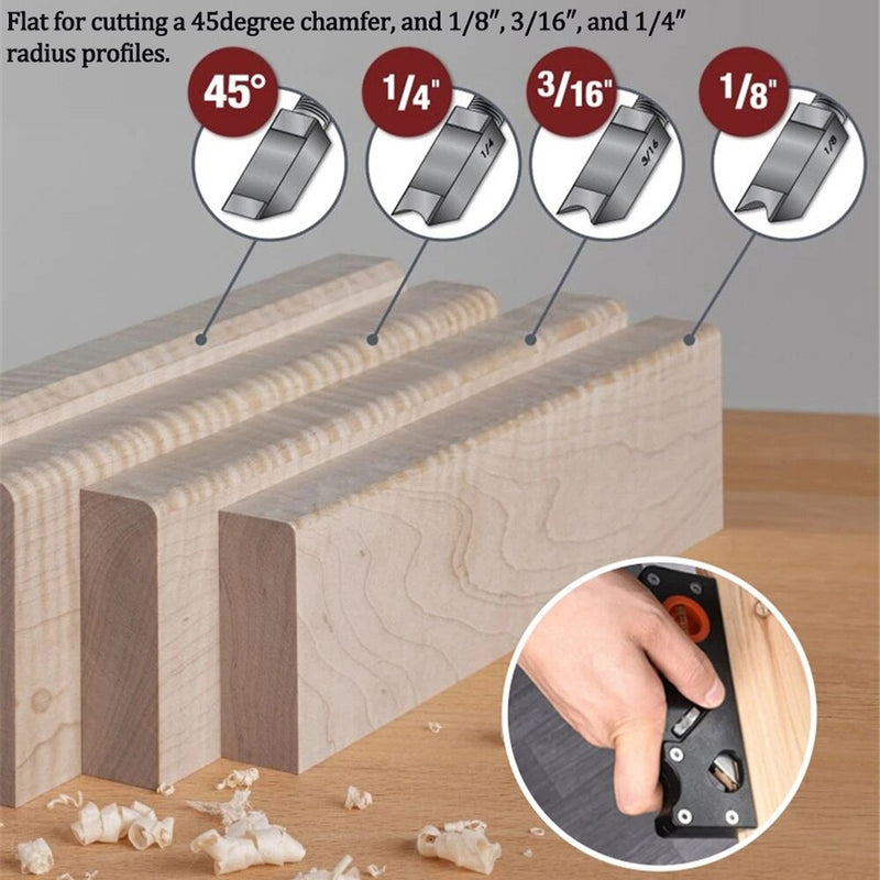 2021 New Manual Planer Wood Edge knife Corner Plane 45 Degree Bevel Chamfering and Trimming Woodworking Tools