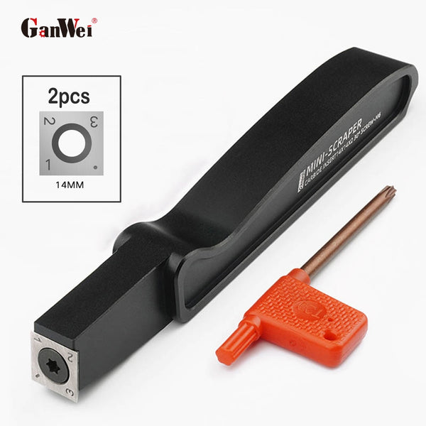 Mini Carbide Scraper Glue Scraper Deburring Tool Wood Trimming Knife Turning Knife for Lathe Turning Woodworking Tools