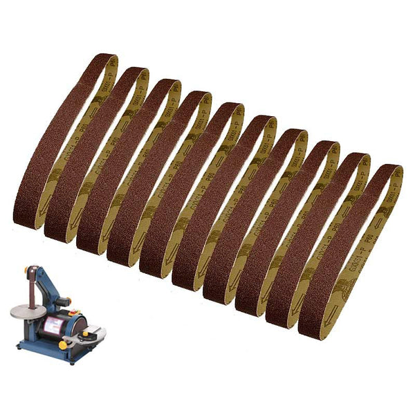 10pcs 1"x30" Sanding Belts 25x762mm 60 80 120 240 Grit Aluminium Oxide