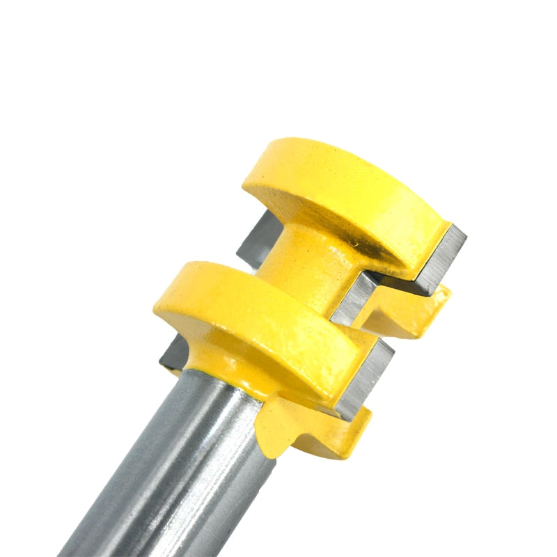 2 stücke 12 MM 1/2 zoll Schaft T-Slot Quadratischen Zahn Zapfen Fräser Carving Router Bits für holz Werkzeug Holzbearbeitung