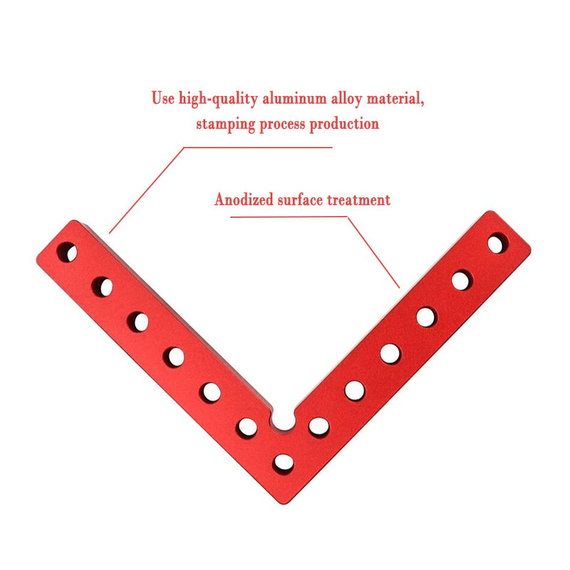 90 Degrees Precision Clamping Squares Aluminium Alloy Auxiliary Fixture Splicing Board Fixed clip Woodworking Tools