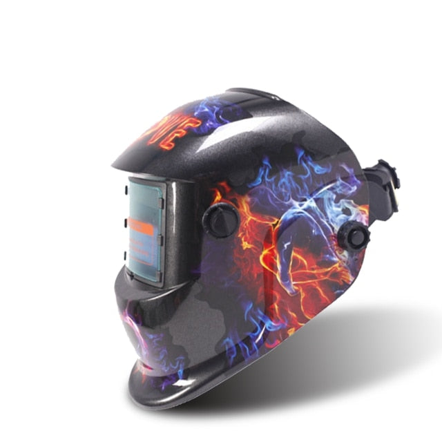 Solar-Schweißmaske, Helm, automatische Verdunkelung, einstellbarer Bereich 4/9–13, MIG, MMA, elektrische Schweißlinse für Schweißmaschine