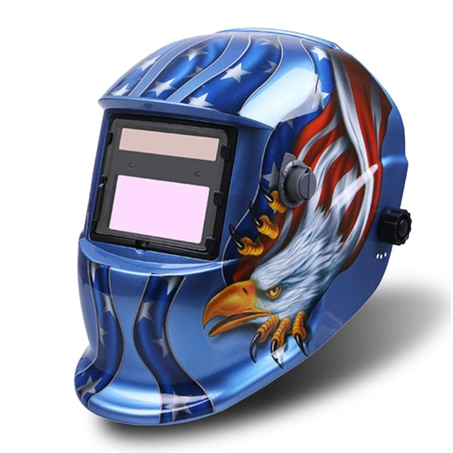 Solar-Schweißmaske, Helm, automatische Verdunkelung, einstellbarer Bereich 4/9–13, MIG, MMA, elektrische Schweißlinse für Schweißmaschine