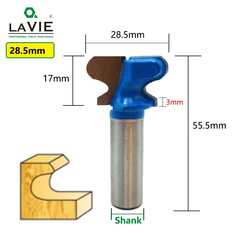12 mm 1/2 Zoll Schaft 12,7 mm Doppelfinger-Fräser für Holz, Industriequalität, Fräser, Holzbearbeitungswerkzeuge