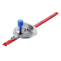 Woodworking Miter Gauge 450mm 0-90 Degree Angle with Aluminum Alloy Fence Stop Sawing Assembly Ruler for Table Saw Router