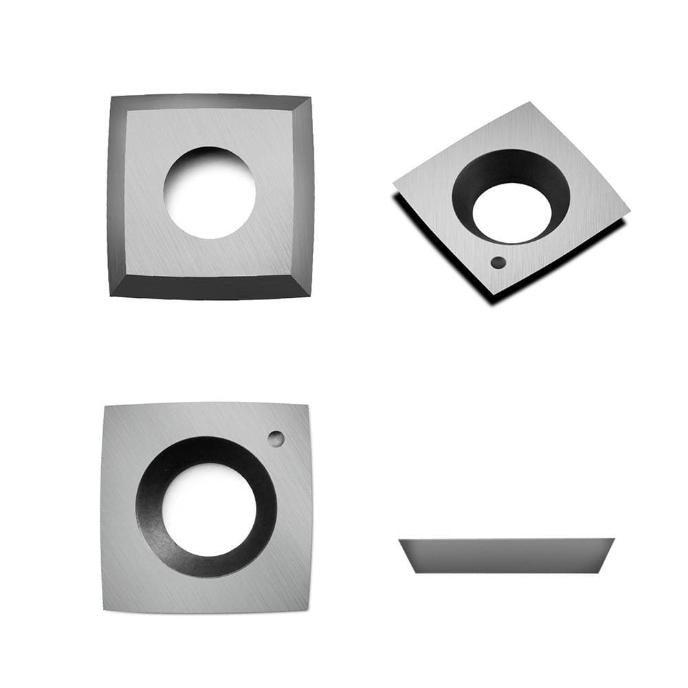 FOXBC 15 mm Hartmetalleinsätze 4"R indexierbar für alle Byrd Shelix Hobelmesserköpfe, Ersatz für Byrd KN400, 10er-Pack