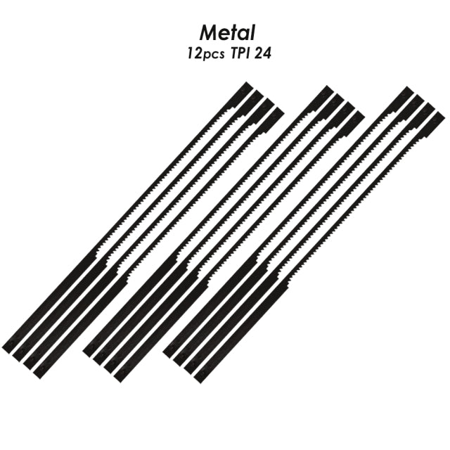 4-Inch Scroll Saw Blade for Dremel Moto-Saw MSSB50 Side Cutting - 12 Pack