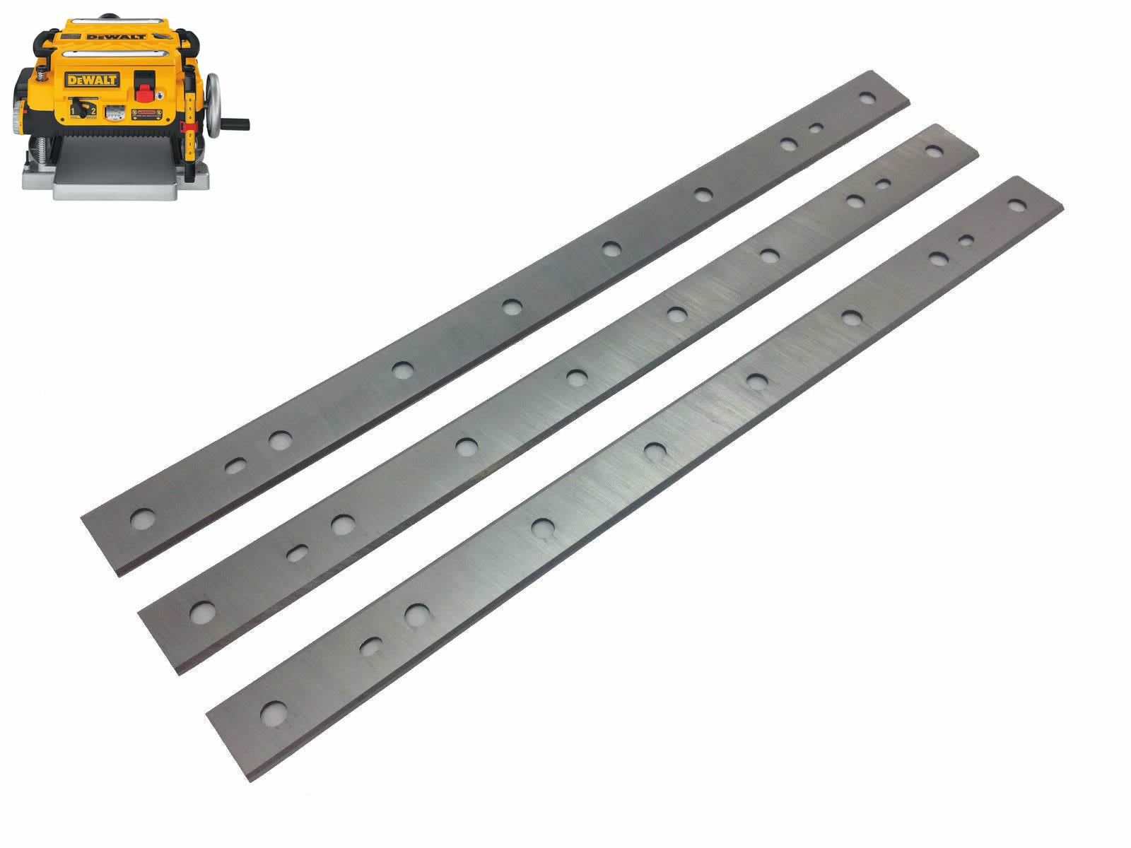 13-Zoll-Hobelmesser mit Hartmetallspitze für DeWalt DW735 DW735X, ersetzt DW7352 – 3er-Set