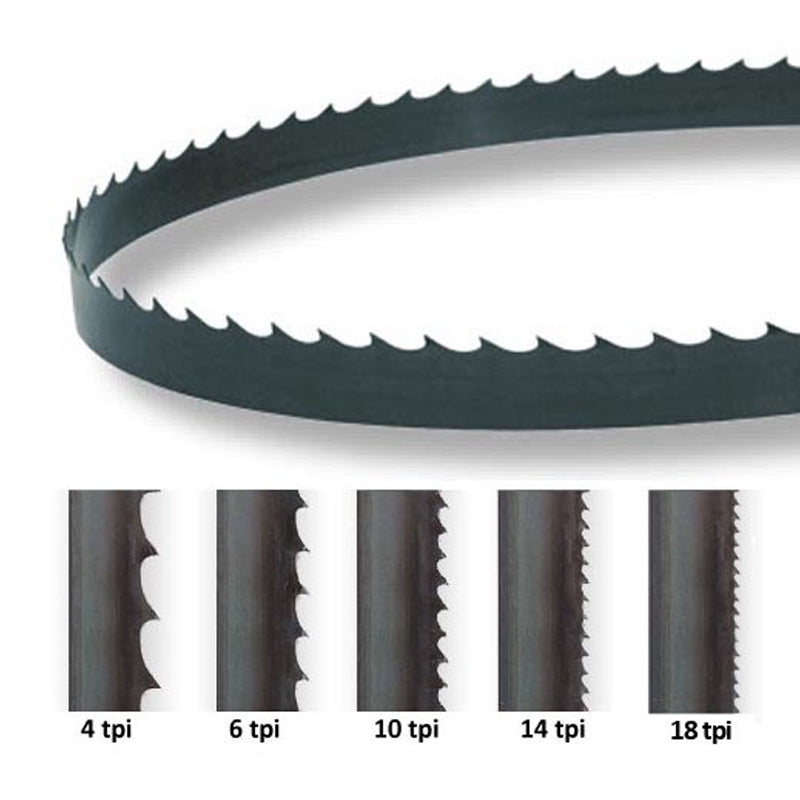 72-Inch X 3/8-Inch X 0.02, 6TPI Carbon Band Saw Blades, 2-Pack