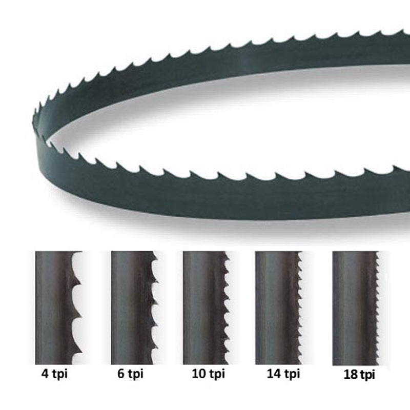 62 Zoll x 3/8 Zoll x 0,014, 6TPI Carbon-Bandsägeblätter, 2er-Pack
